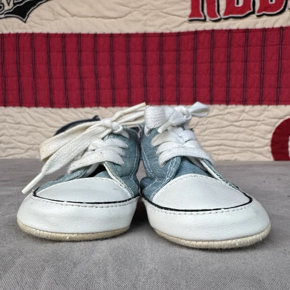 Size 3c‎ - Converse Baby Crib Shoes Denim White